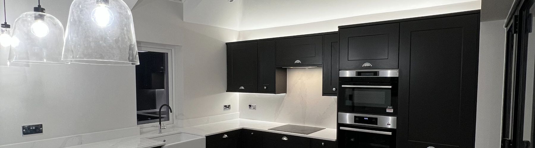 a newly refurbished kitchen